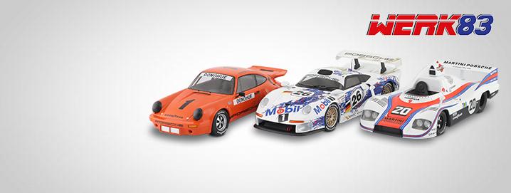 WERK83 Porsche innovationer WERK83 Porsche 
forminnovationer: 911 GT1,
936/76 &amp; 911 3.0 RSR